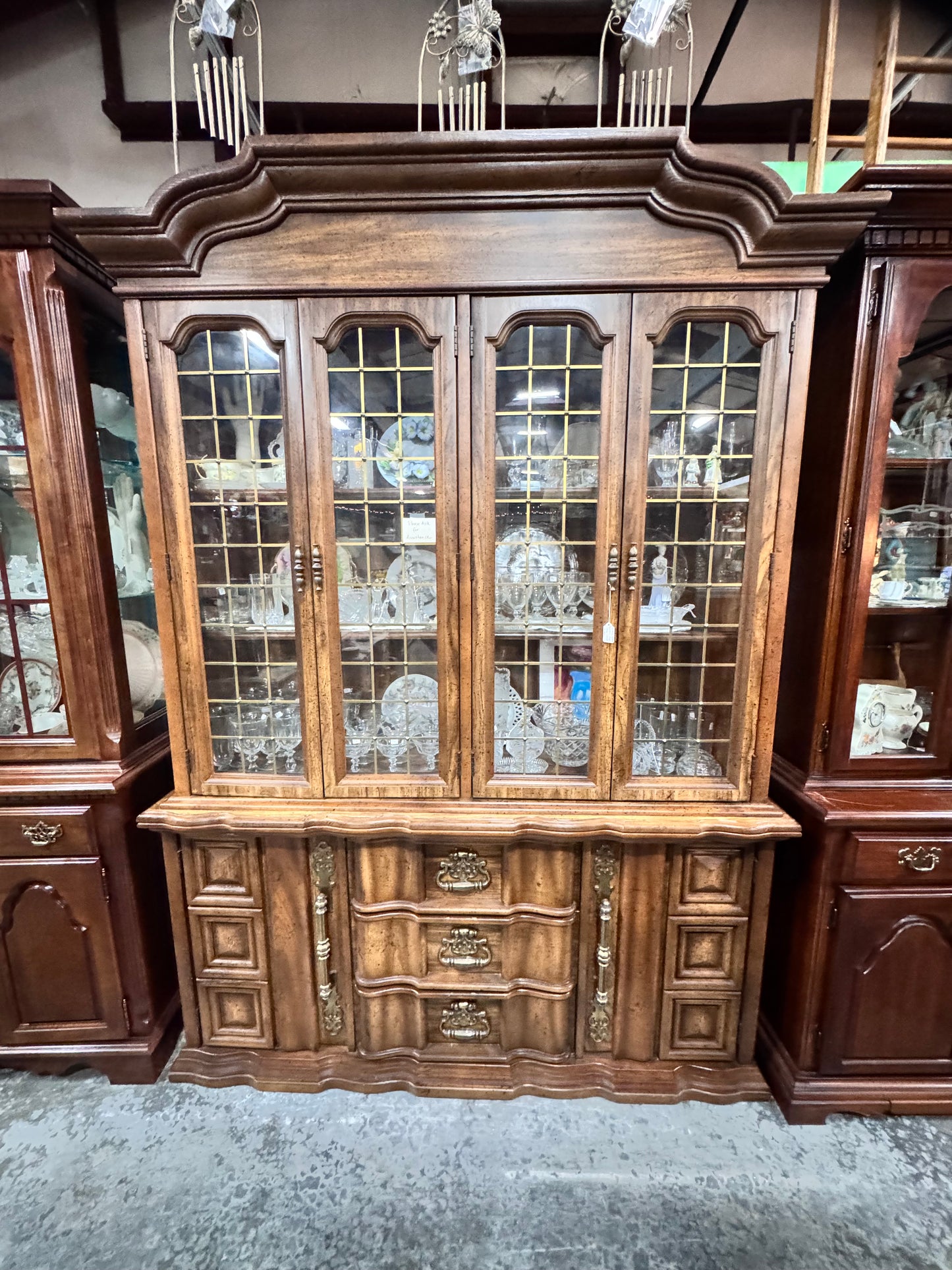 Vintage Basset China Cabinet