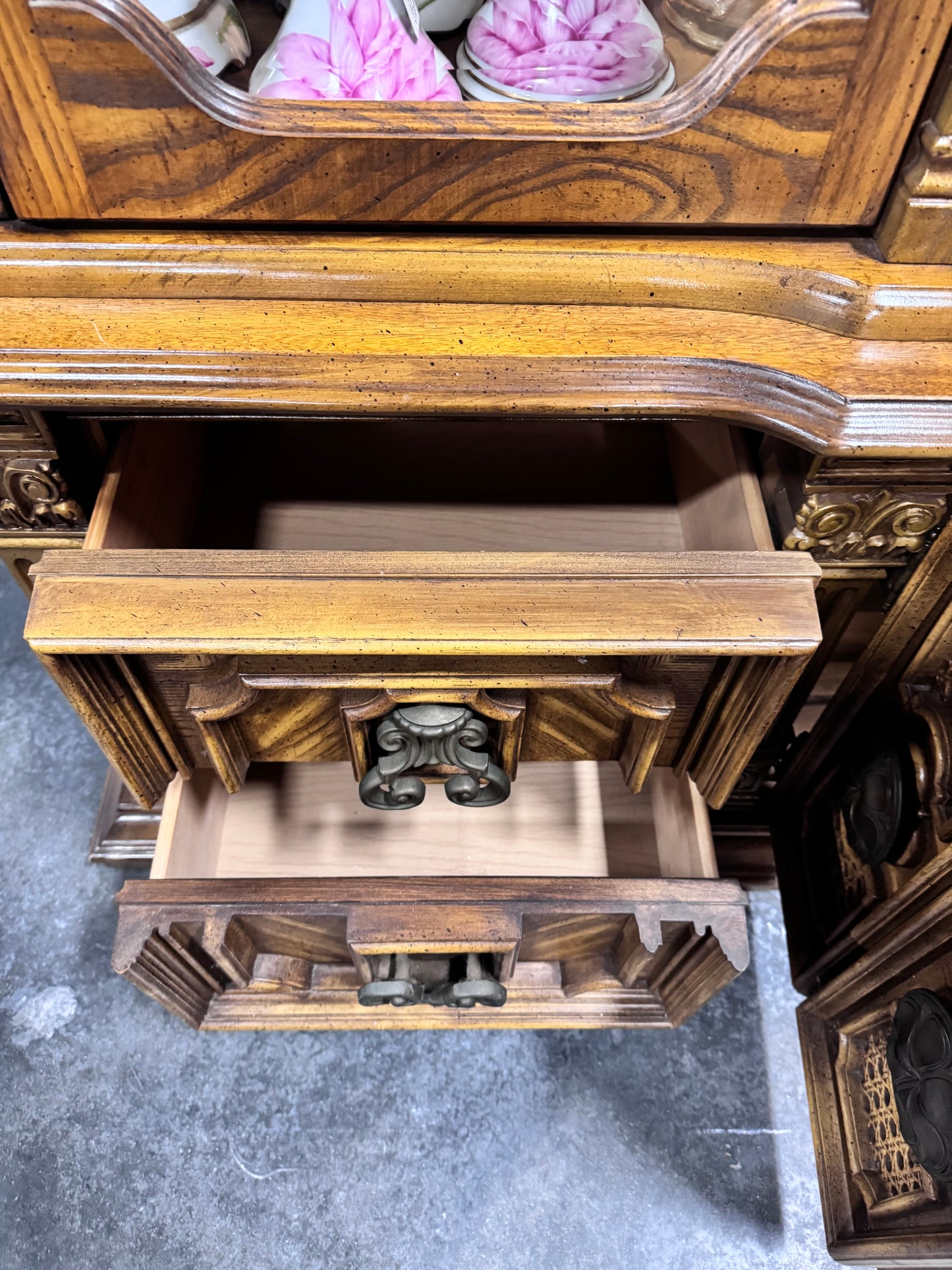 Vintage Basset China Cabinet