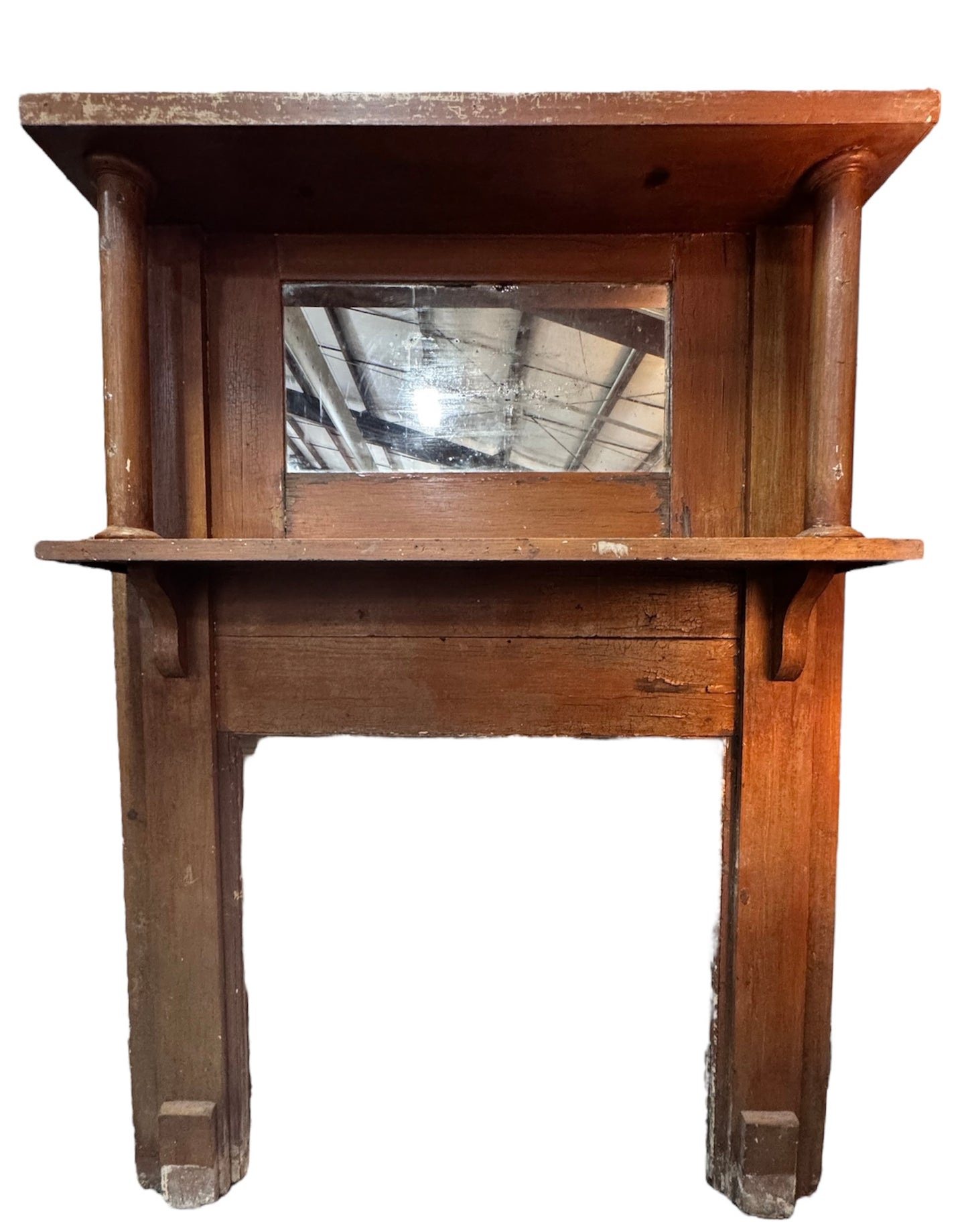 Early Century Victorian Style Fireplace Mantle
