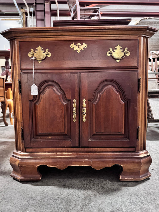 Vintage Tall Nightstand/Side Table