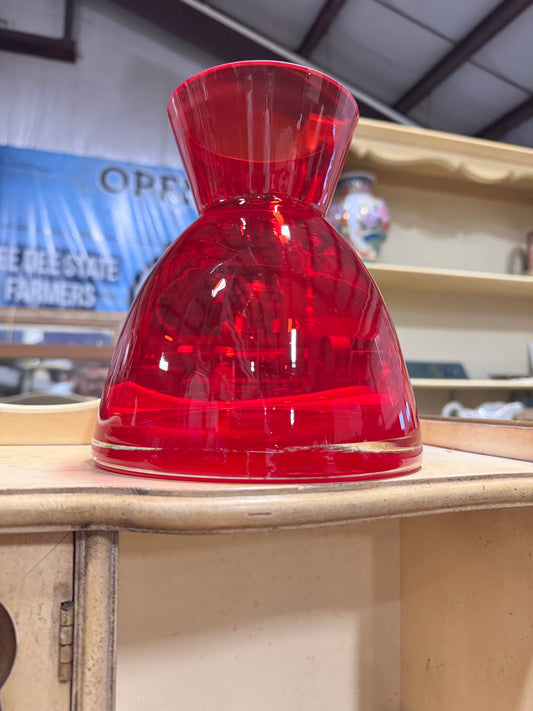 Vintage Ruby Red Wheaton Vase