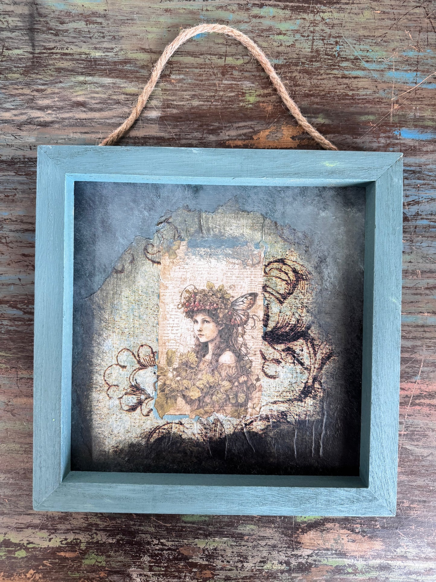 Framed Metal Wall Art-Fairy