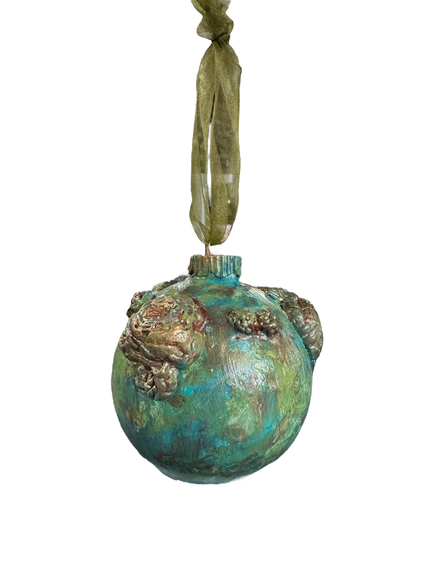 Handcrafted Round Embellished Ornaments
