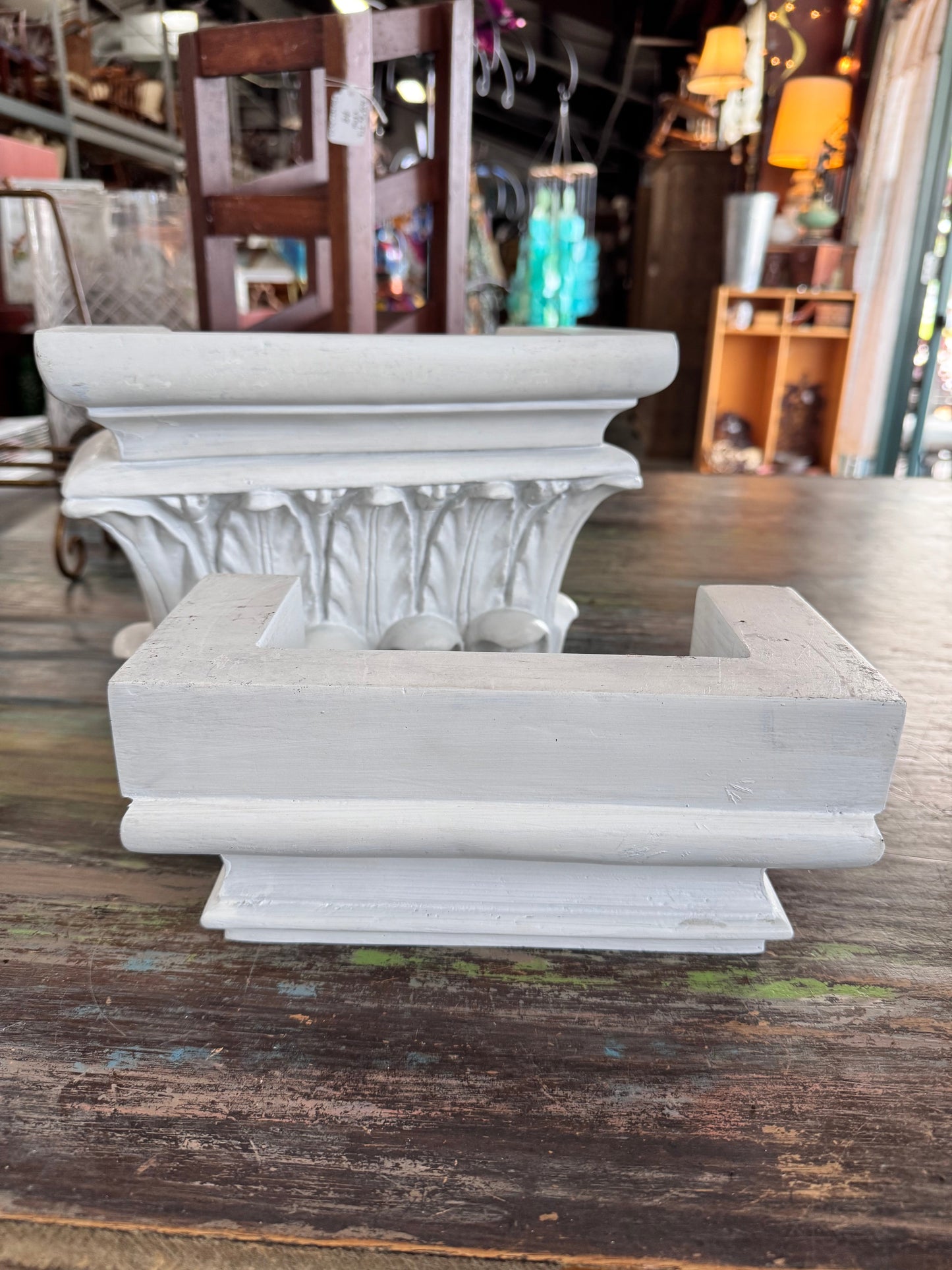 Architectural Pediment Carved Flourishes