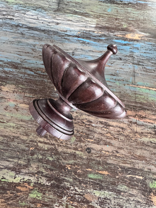 Large Finial- Mahogany