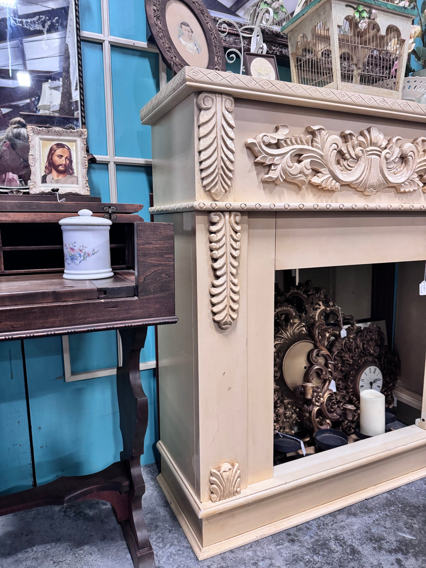 Vintage Fireplace Surround