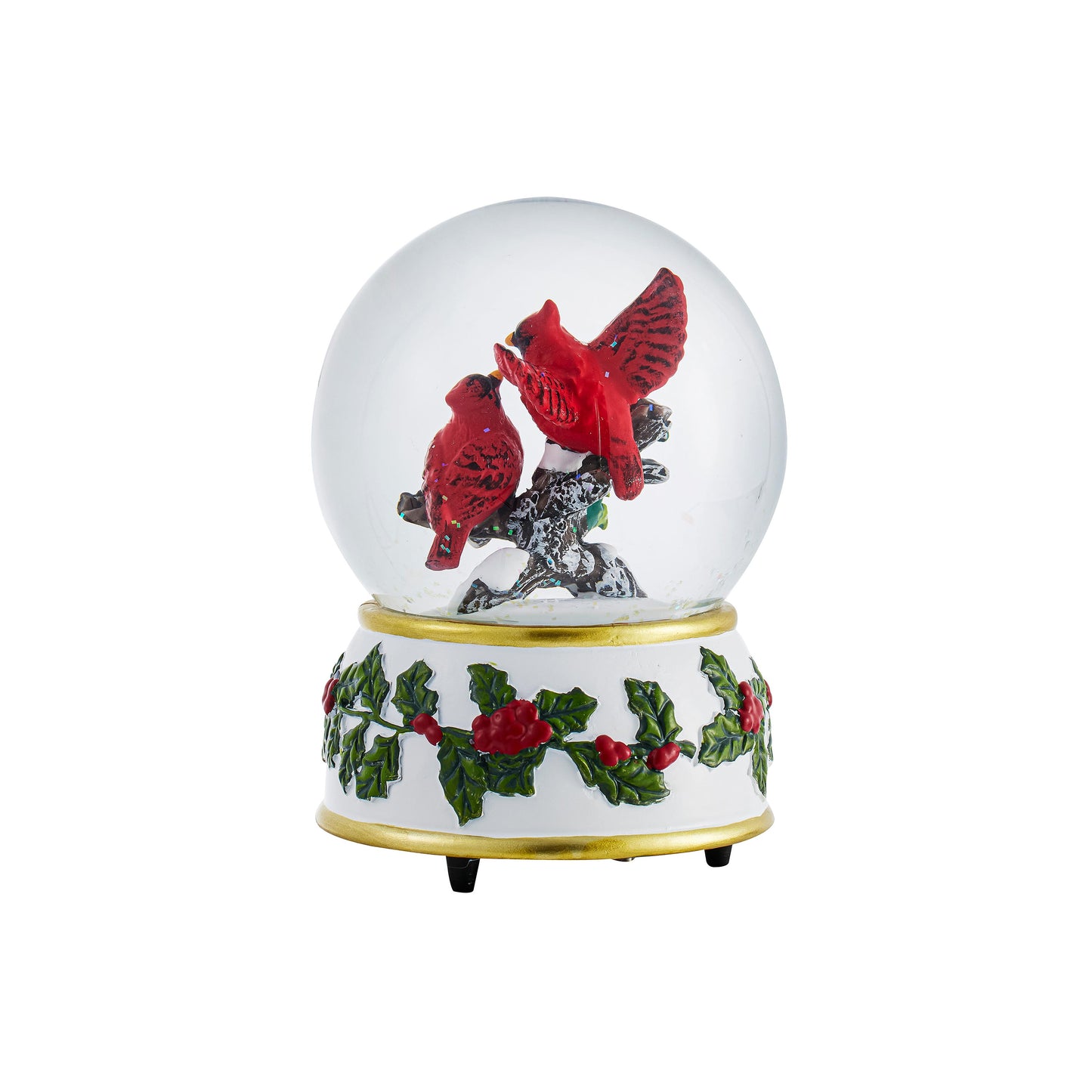 Resin Cardinal Water Globe