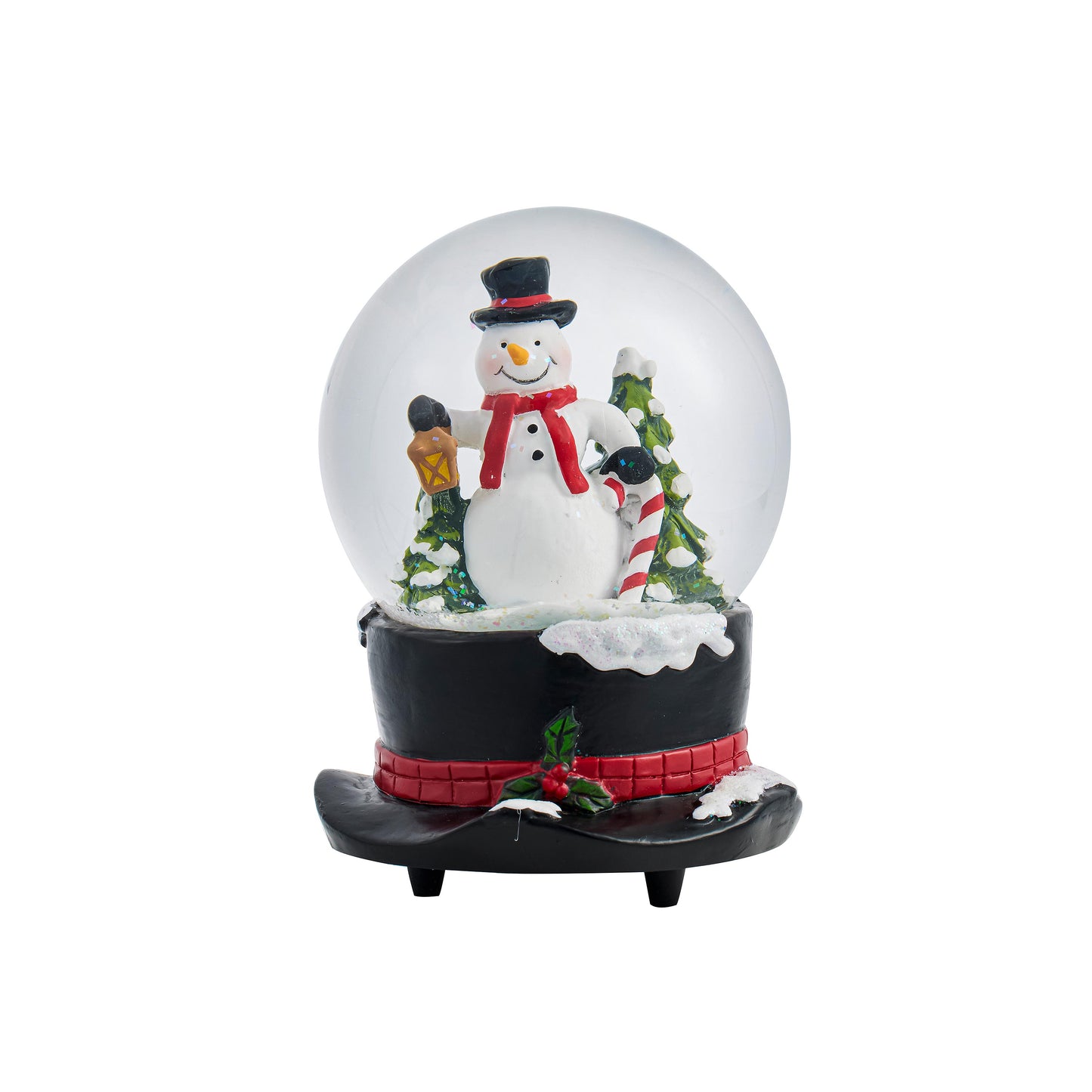 Resin Snowman Top Hat Water Globe