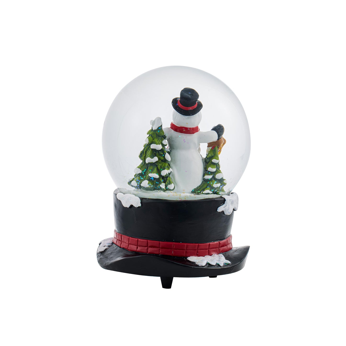 Resin Snowman Top Hat Water Globe