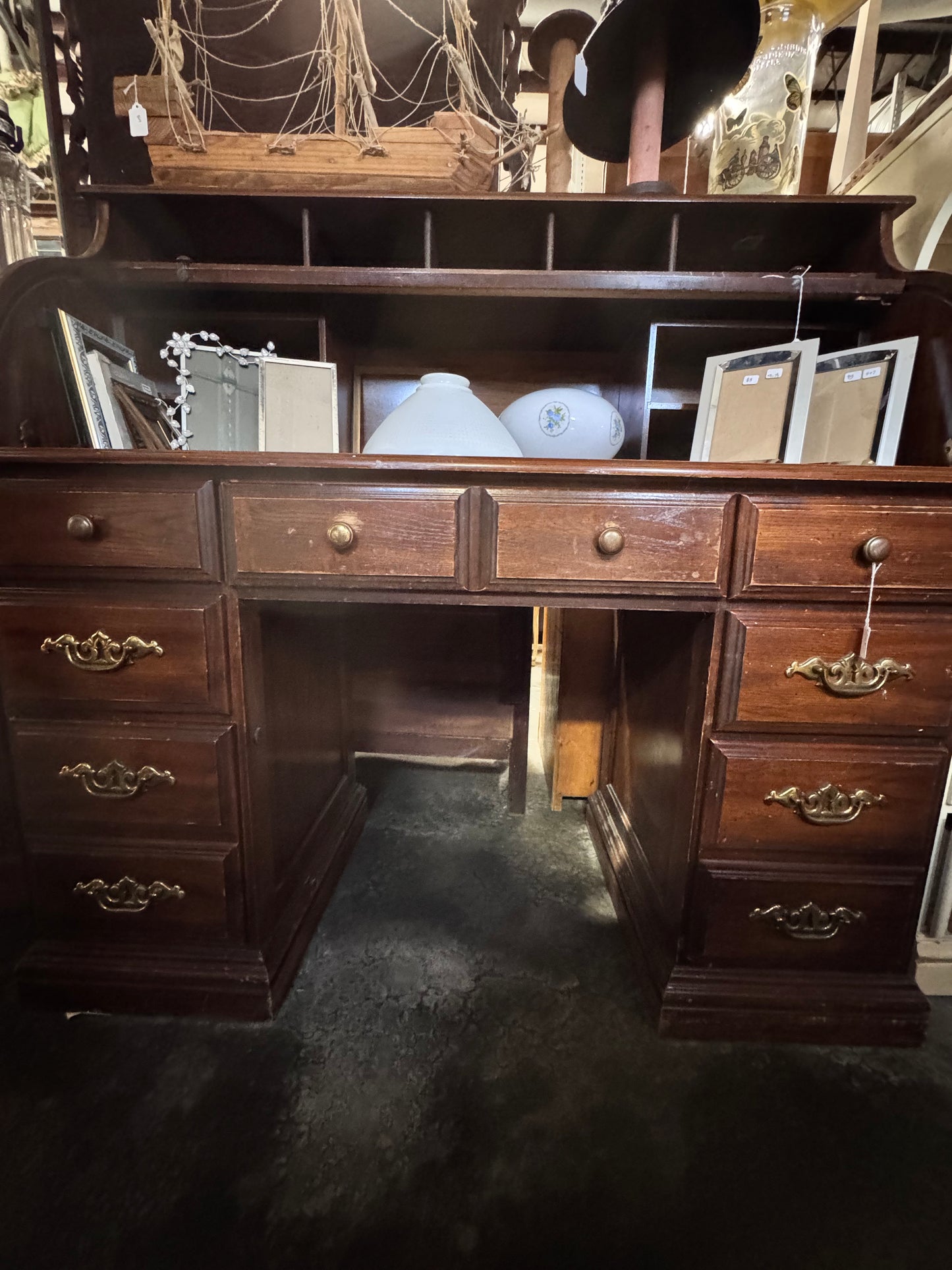 Vintage Roll Top Desk