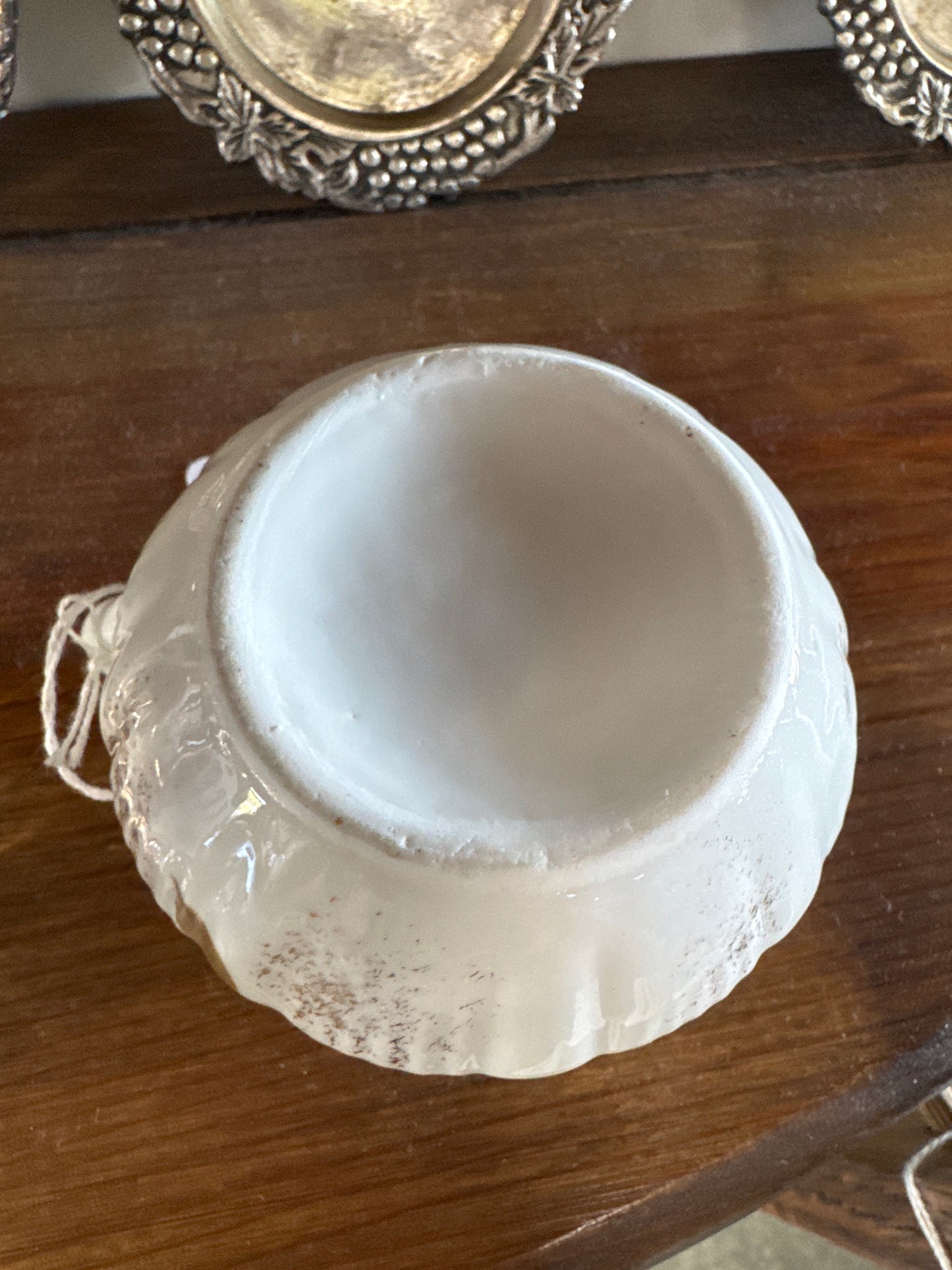 Vintage Ceramic Painted Floral Creamer