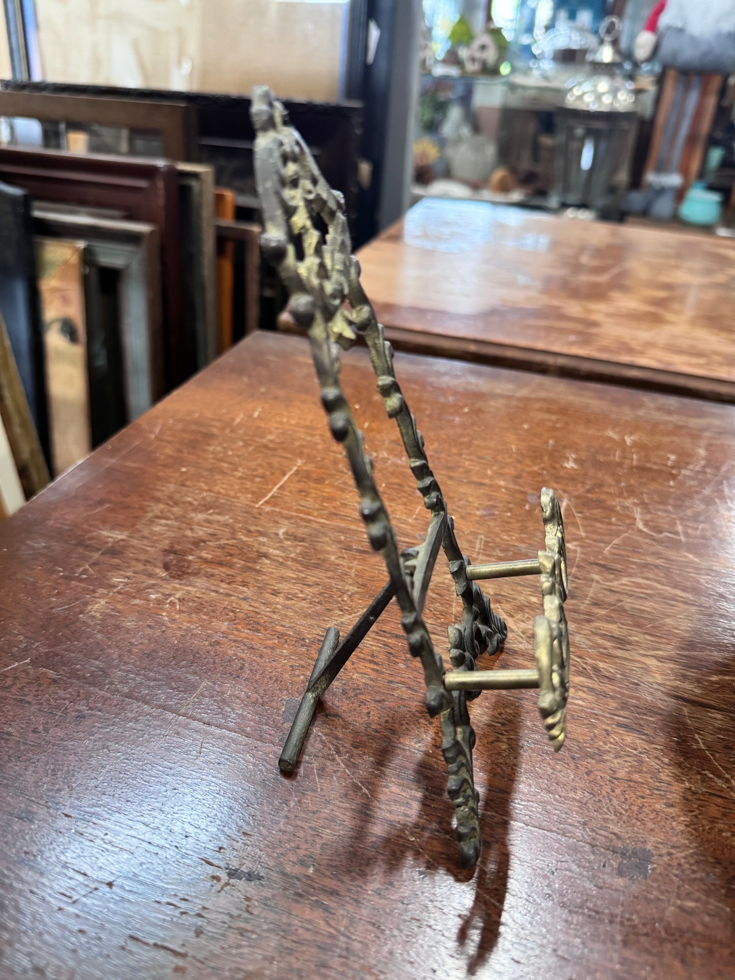 Vintage Brass Easel