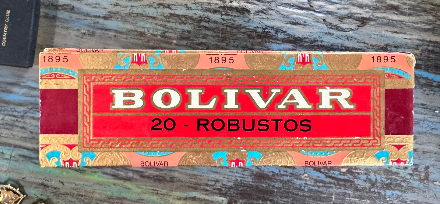 Bolivar Robustos Cigar Box