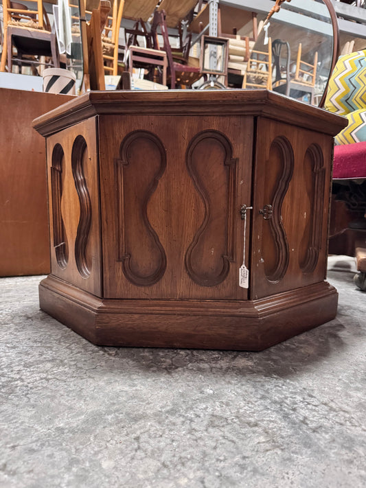 Vintage Octagonal Accent Table