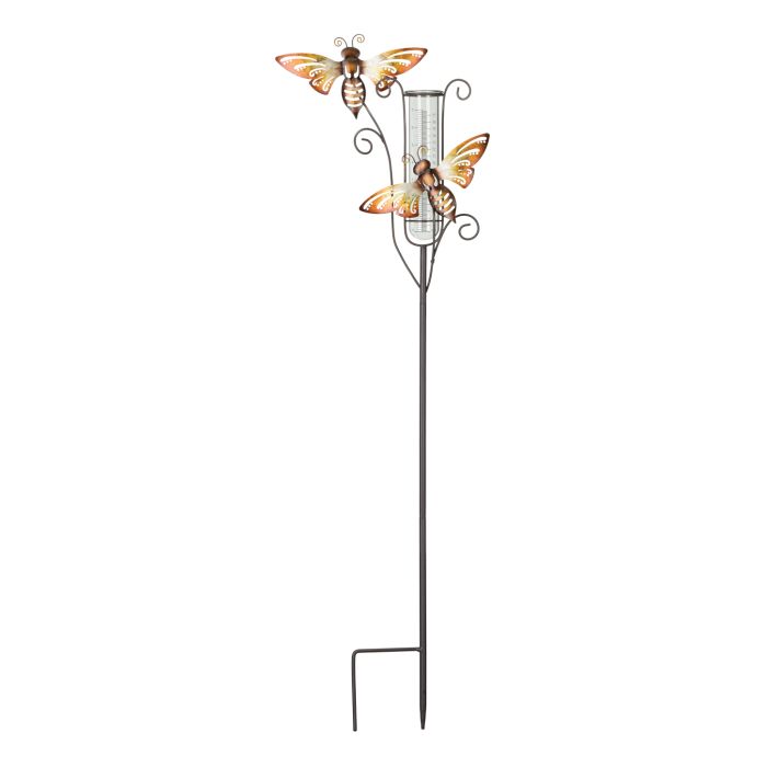 Capri Rain Gauge Stake - Bee
