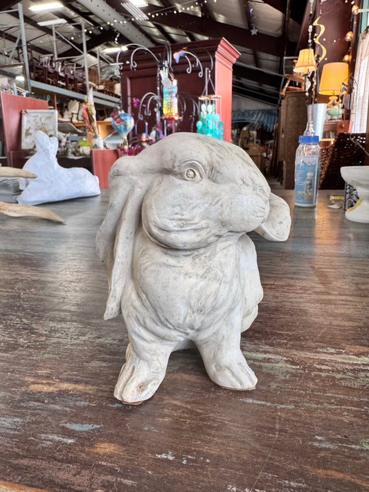Handcrafted Paper Mache Rabbit Statue - Sitting