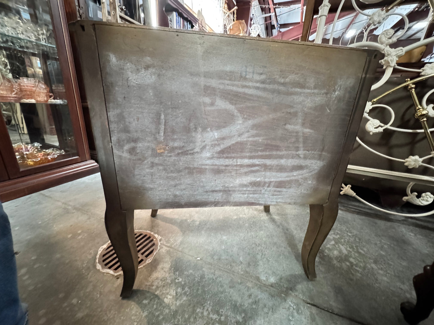 Mid Century French Provincial Step back side tables nightstands