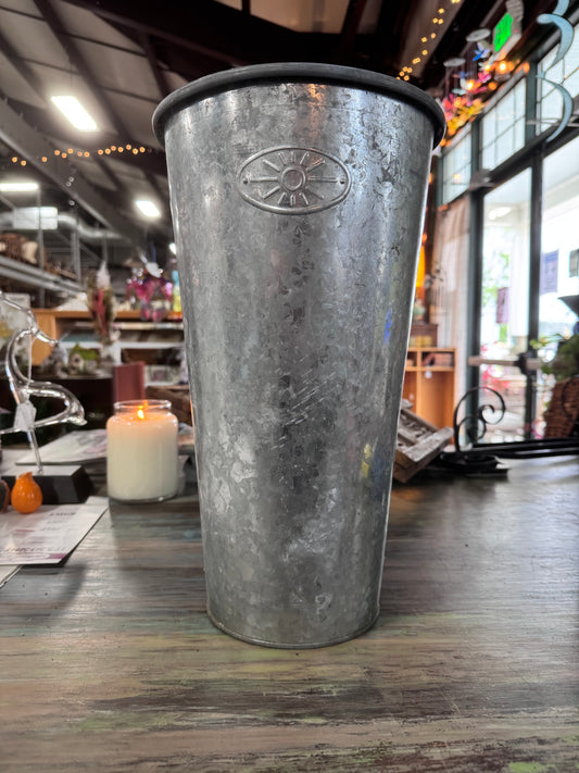 Galvanized Metal Planter/ Umbrella Stand