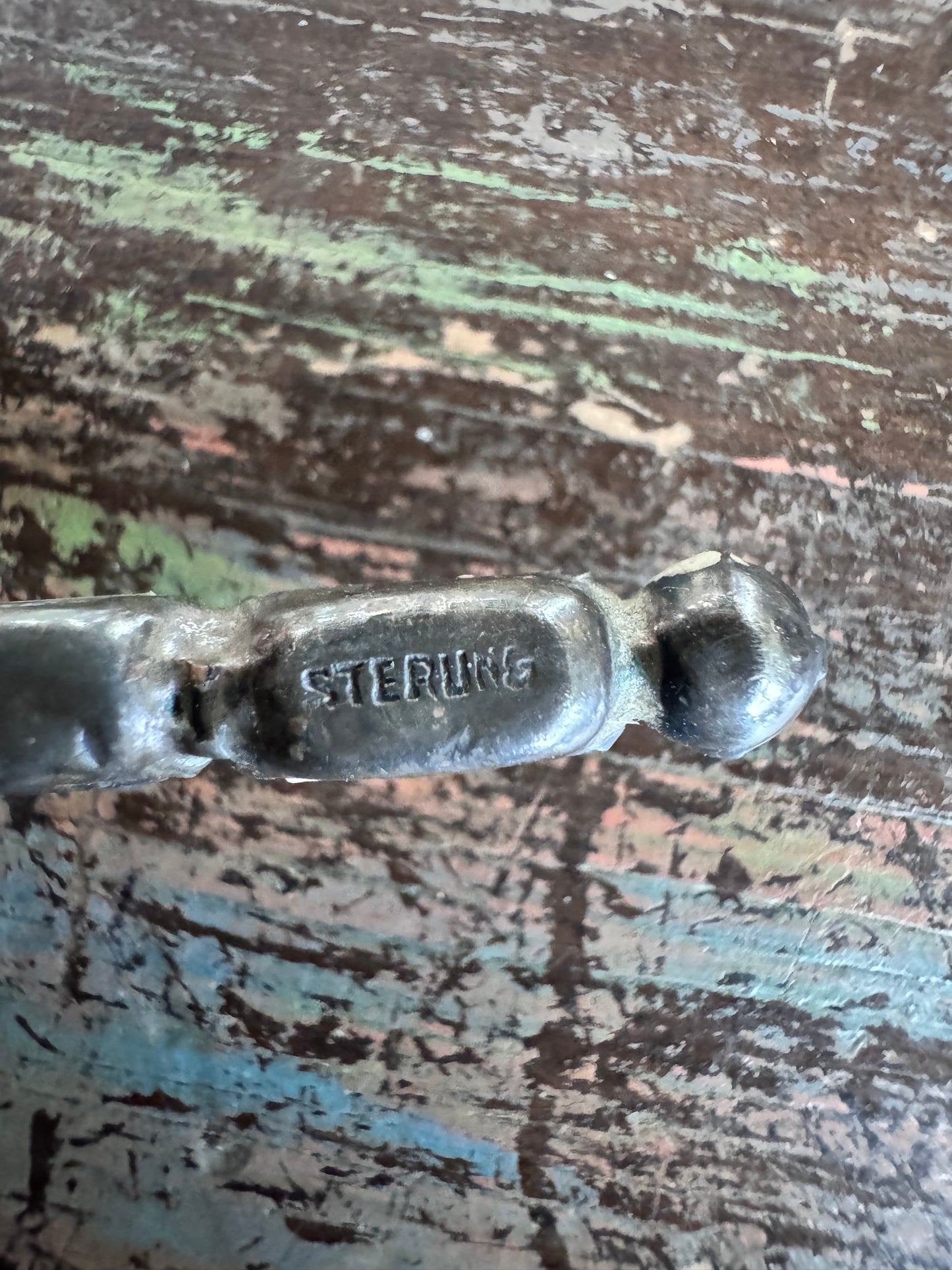 Sterling Silver Vintage Stanhope Rosary Necklace – Catholic Cross with Micro Image – Religious Collectible