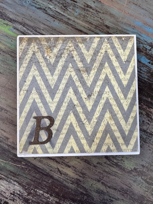 Ceramic Tile Coaster "B"