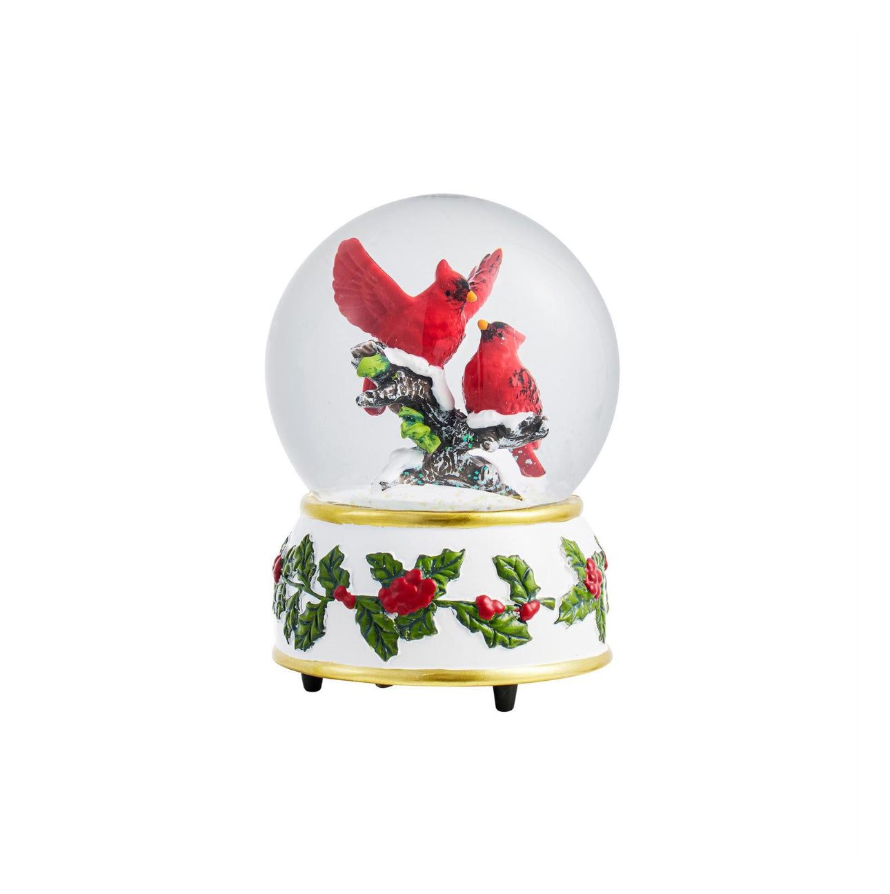 Joyful Traditions Water Globe Resin Cardinal