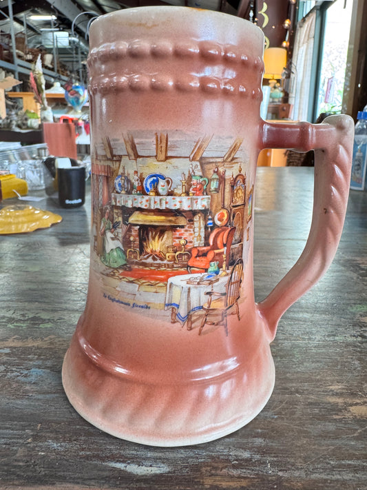 Vintage Beer Stein "The Englishmen's Fireside"