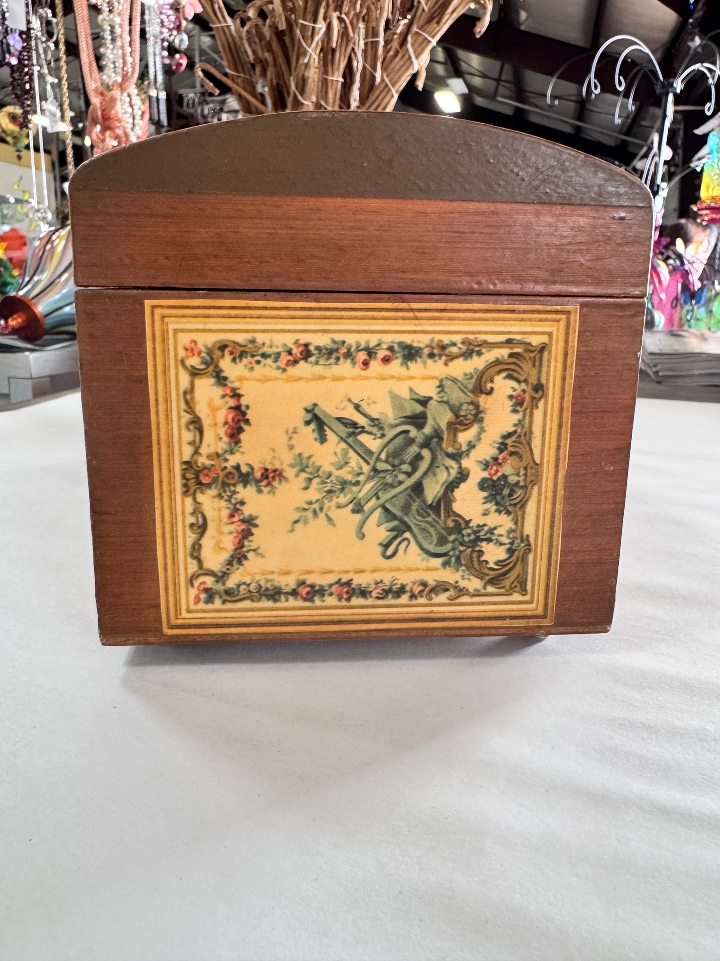 Vintage Wood Box Purse