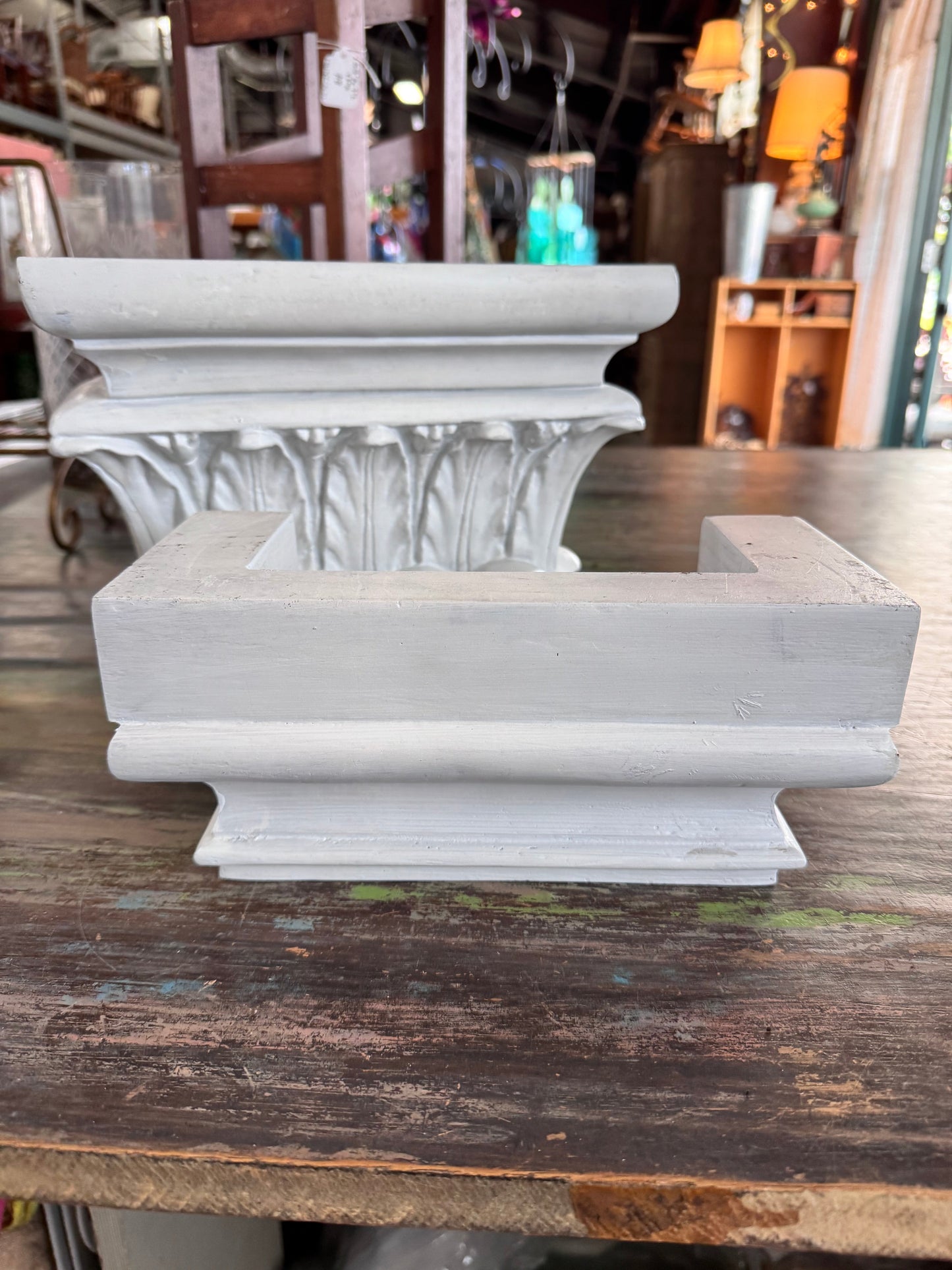 Architectural Pediment Carved Flourishes