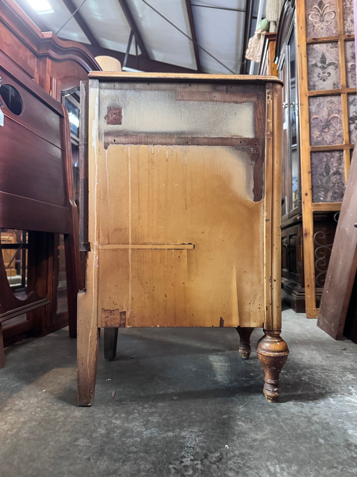 Vintage Marquetry Nightstand