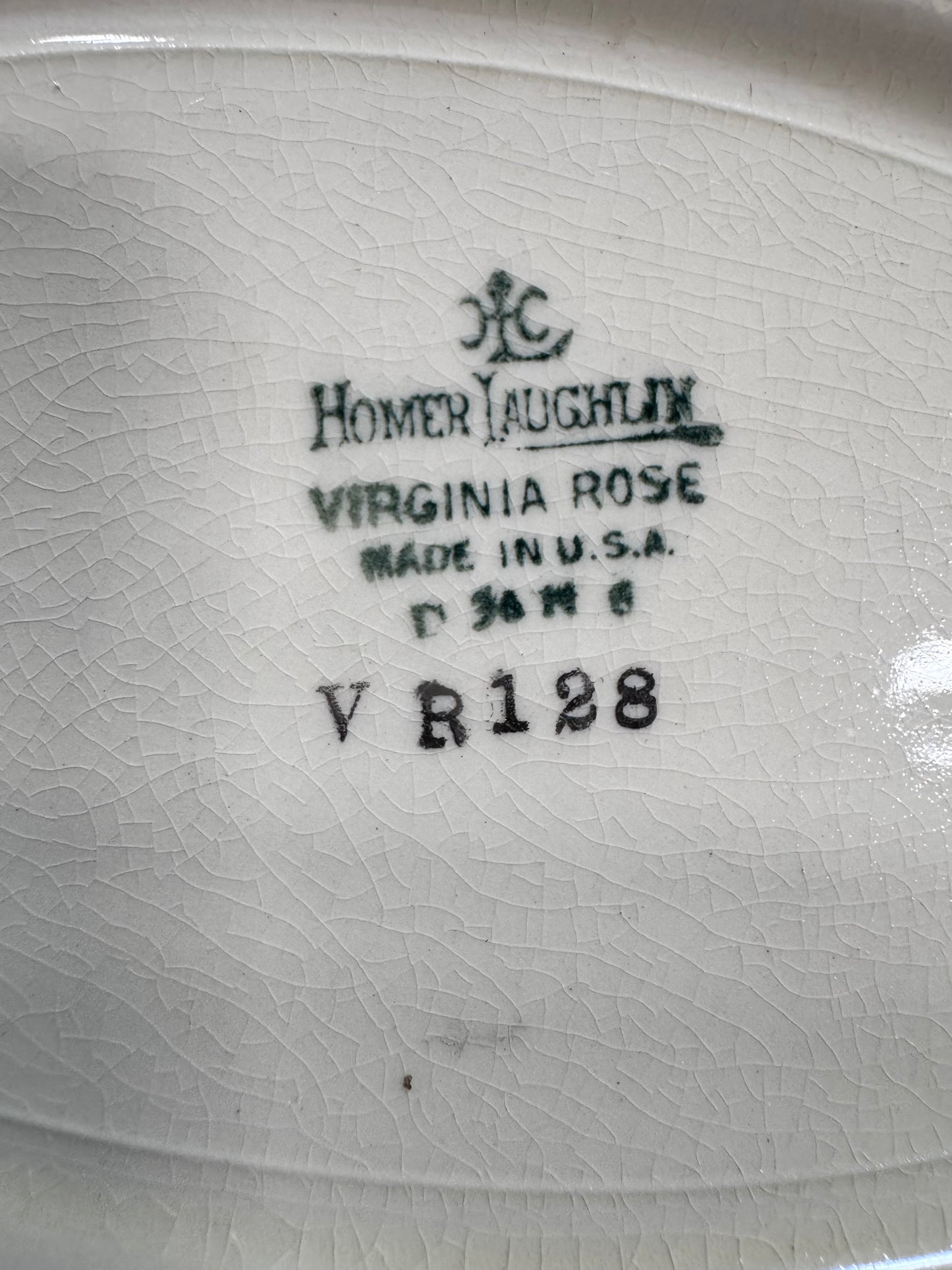 Homer Laughlin Virginia Rose China