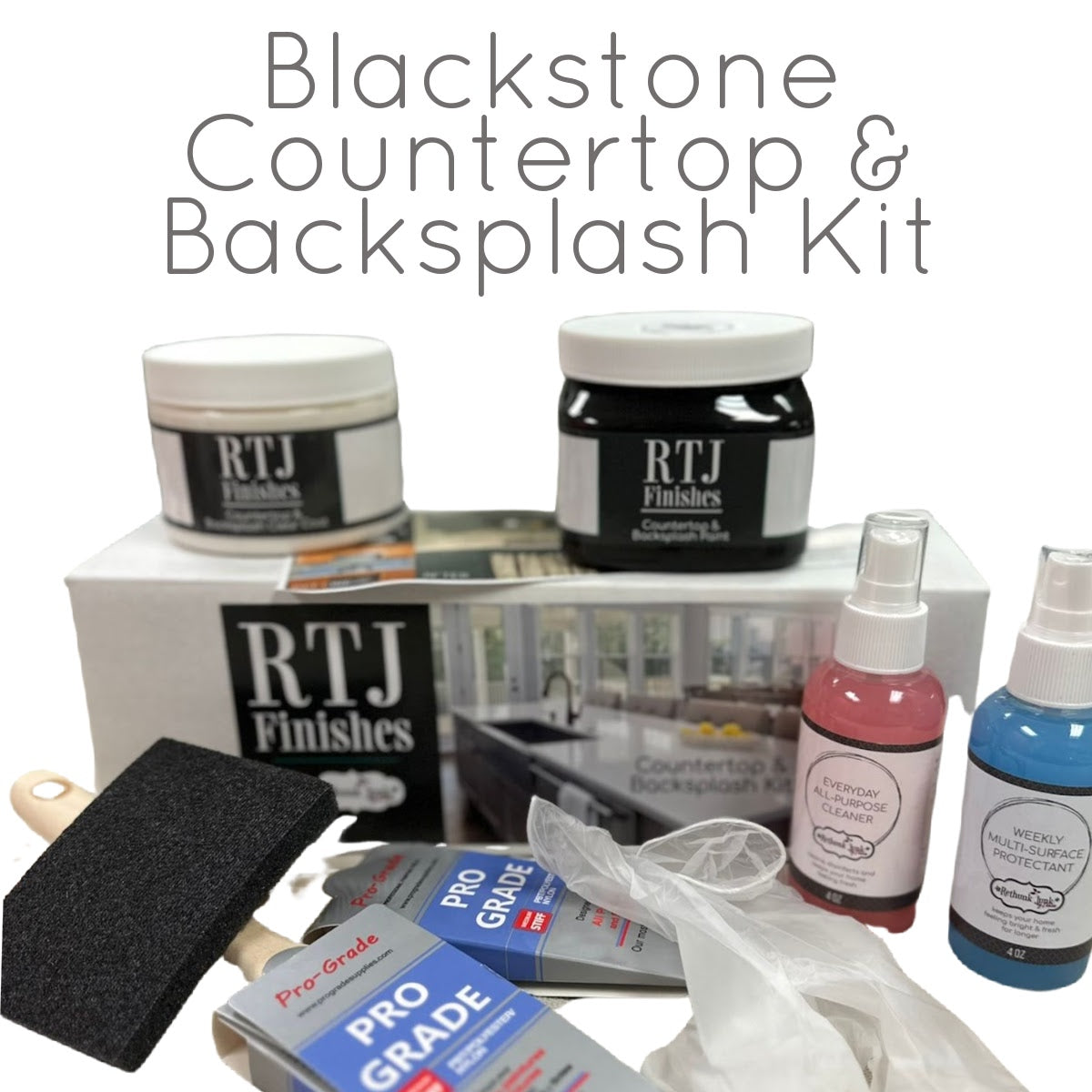 Countertop and Backsplash Kit by Rethunk Junk Paint by Laura
