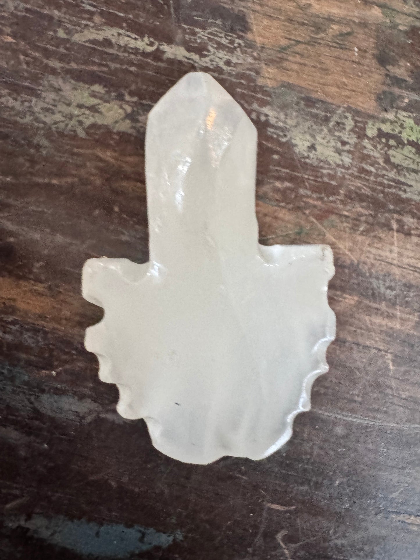 Vintage Pyrite Hand Carved Tree Frog