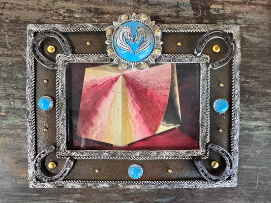 Horses and Horseshoes Picture Frame