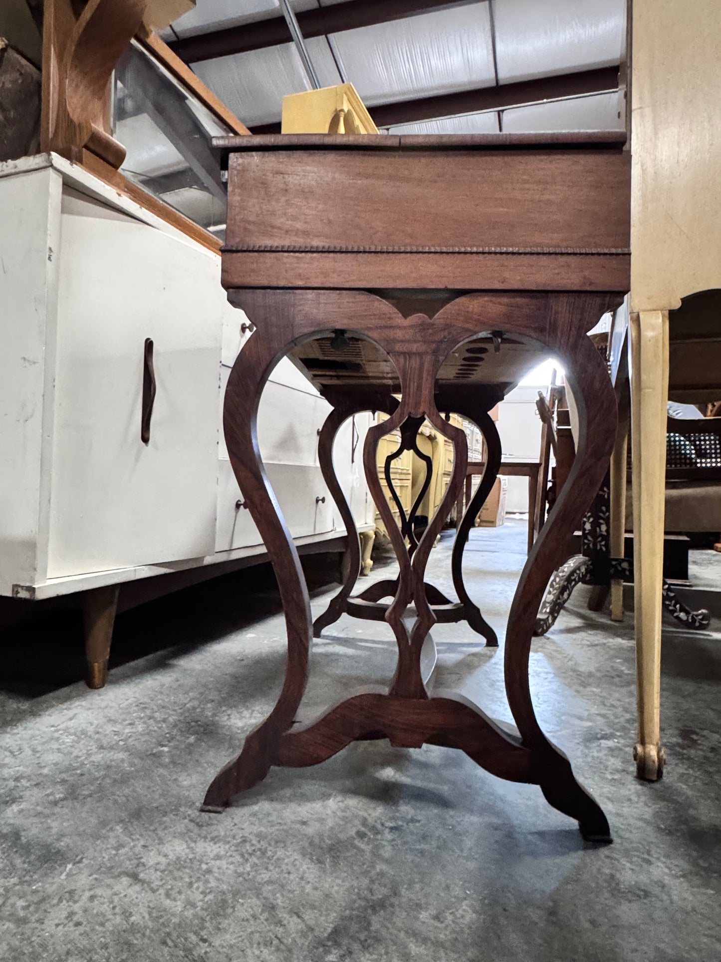 Rosewood Flip Top Writing Desk