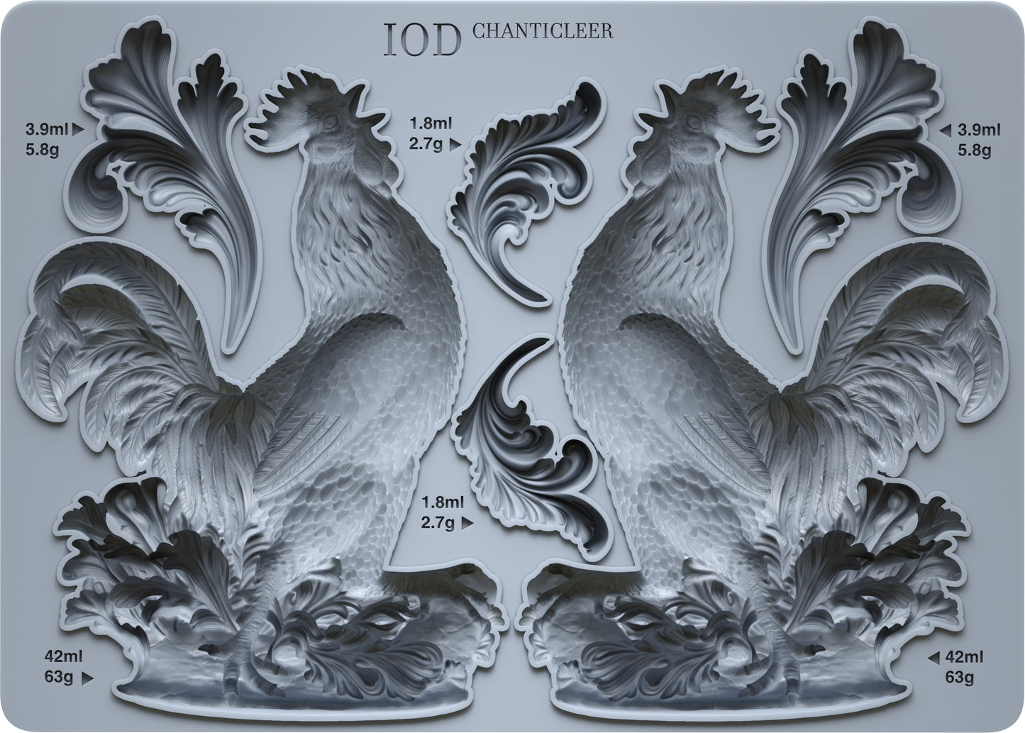 Chanticleer Iron Orchid Designs Mould set