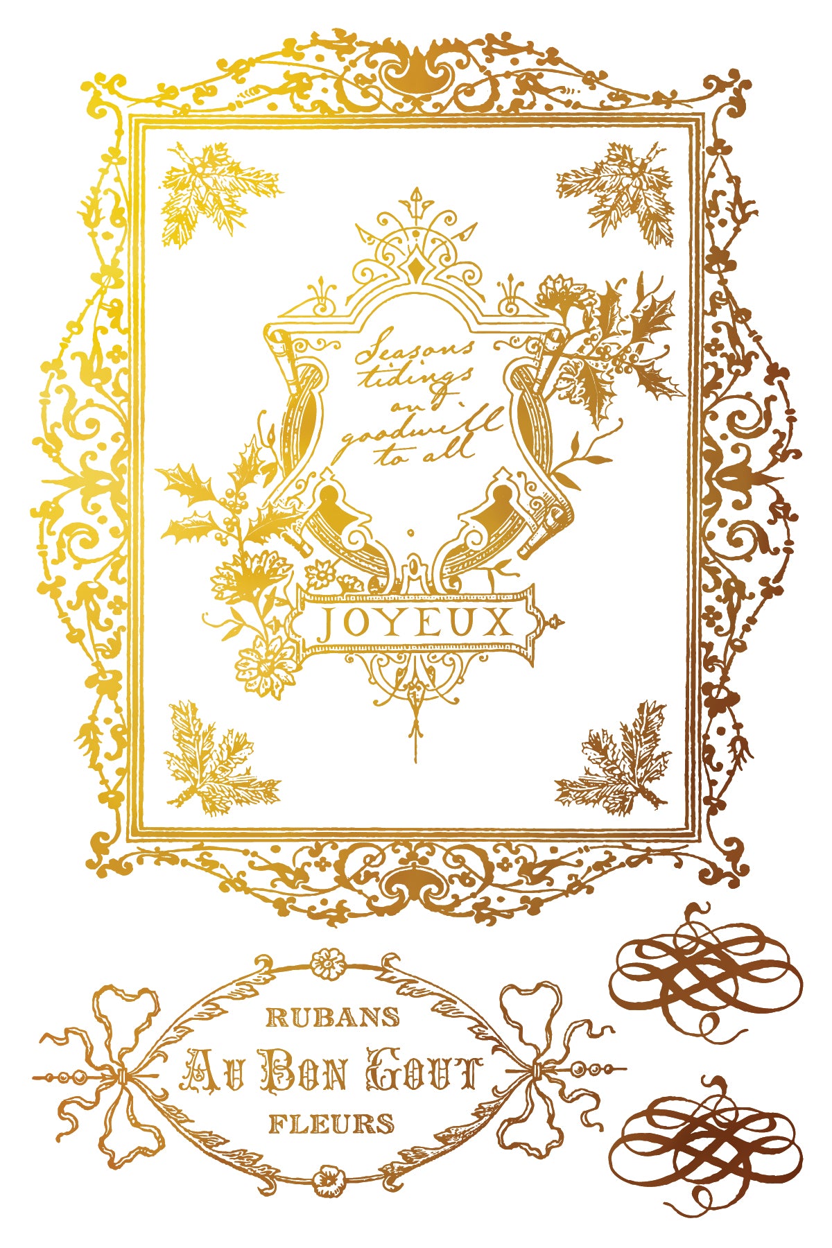 Figgy & Flourish 2025 Holiday Collection Transfer Set