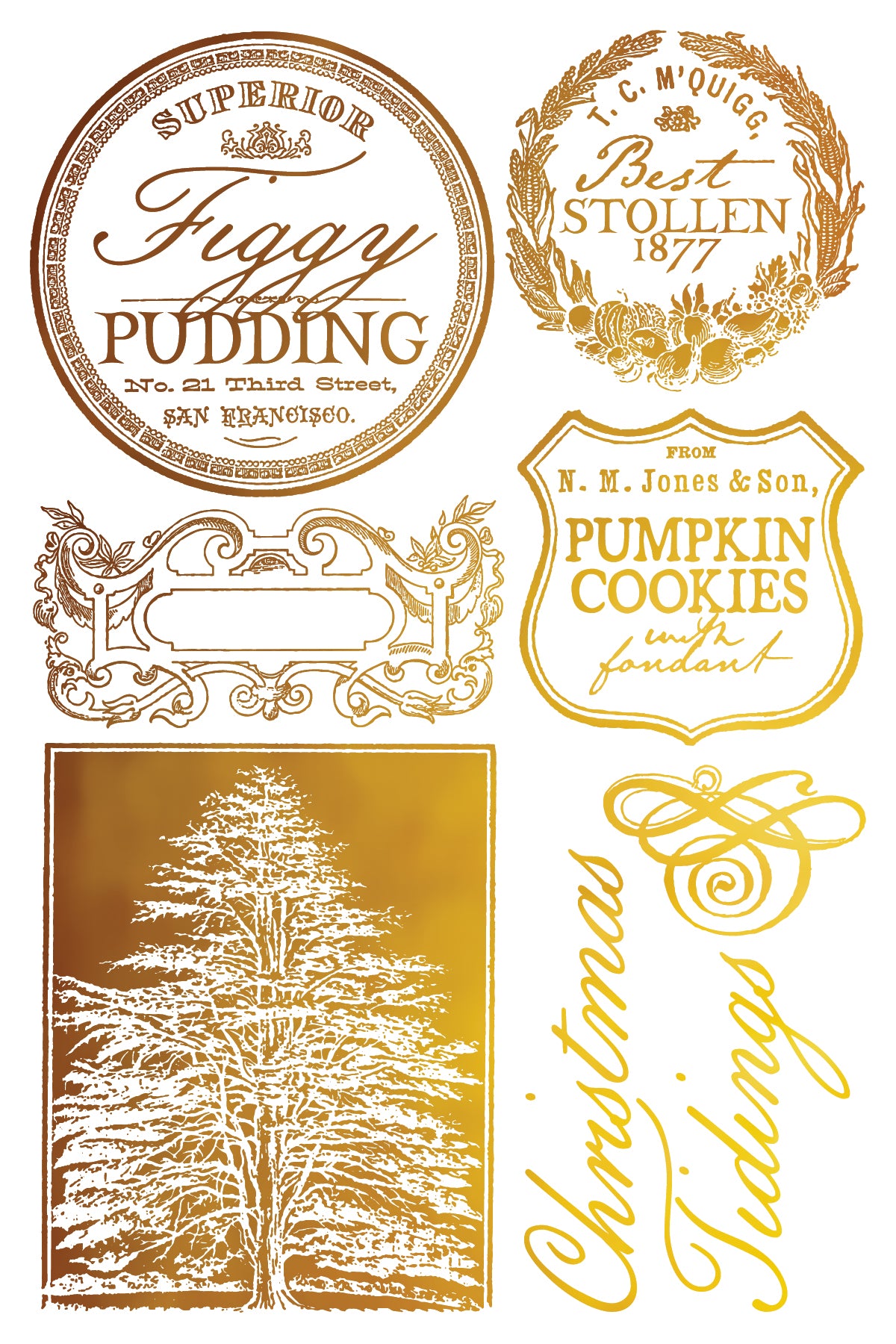 Figgy & Flourish 2025 Holiday Collection Transfer Set