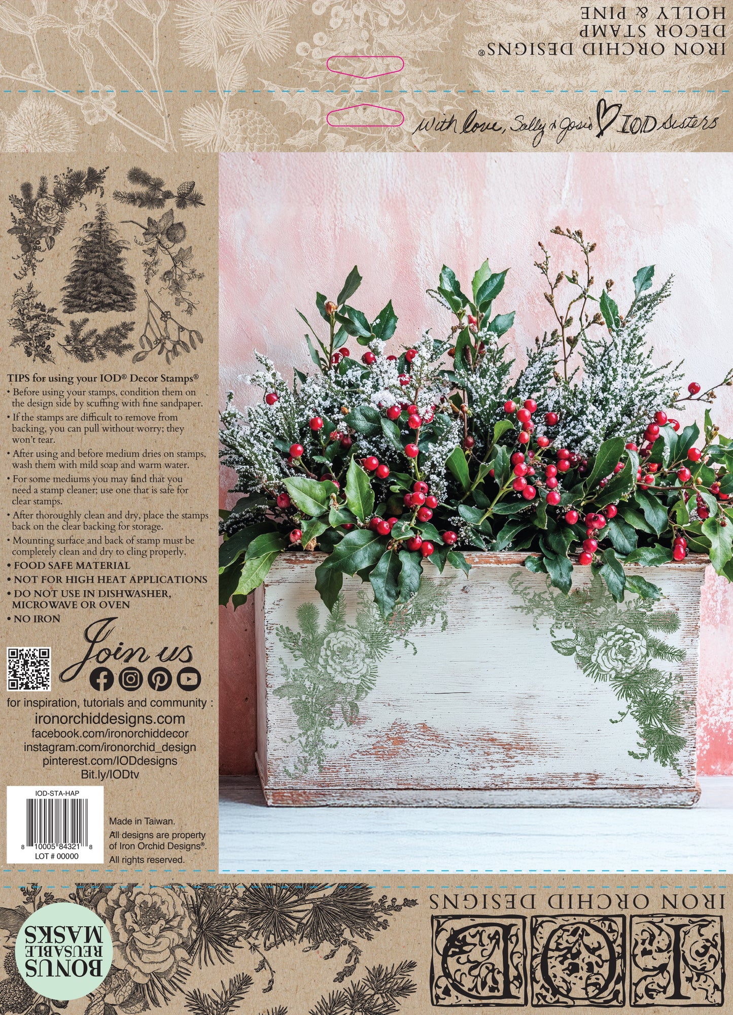 Holly & Pine 2025 Holiday Collection Stamp set
