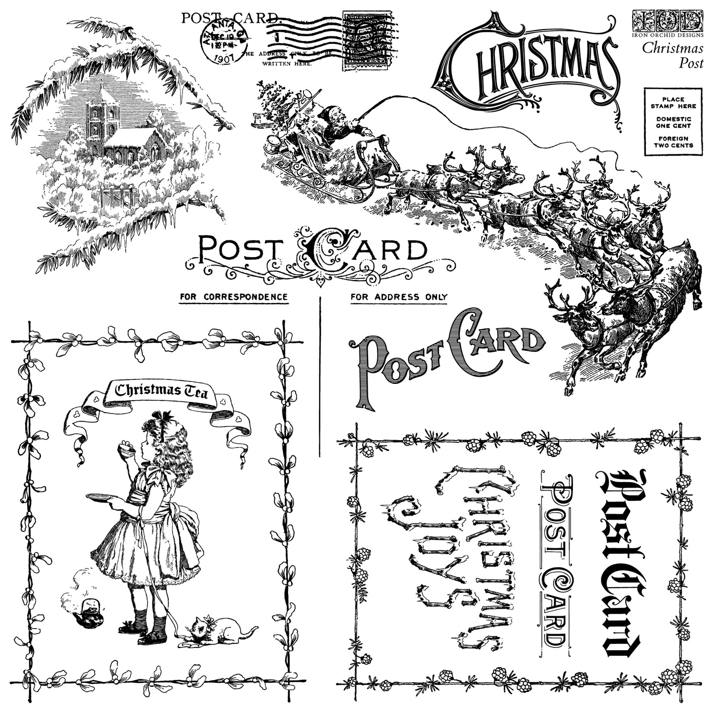 Christmas Post 2025 Holiday Collection Stamp Set