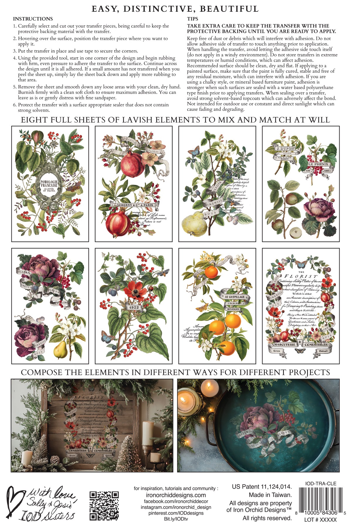 Clementine 2025 Holiday Collection Transfer set