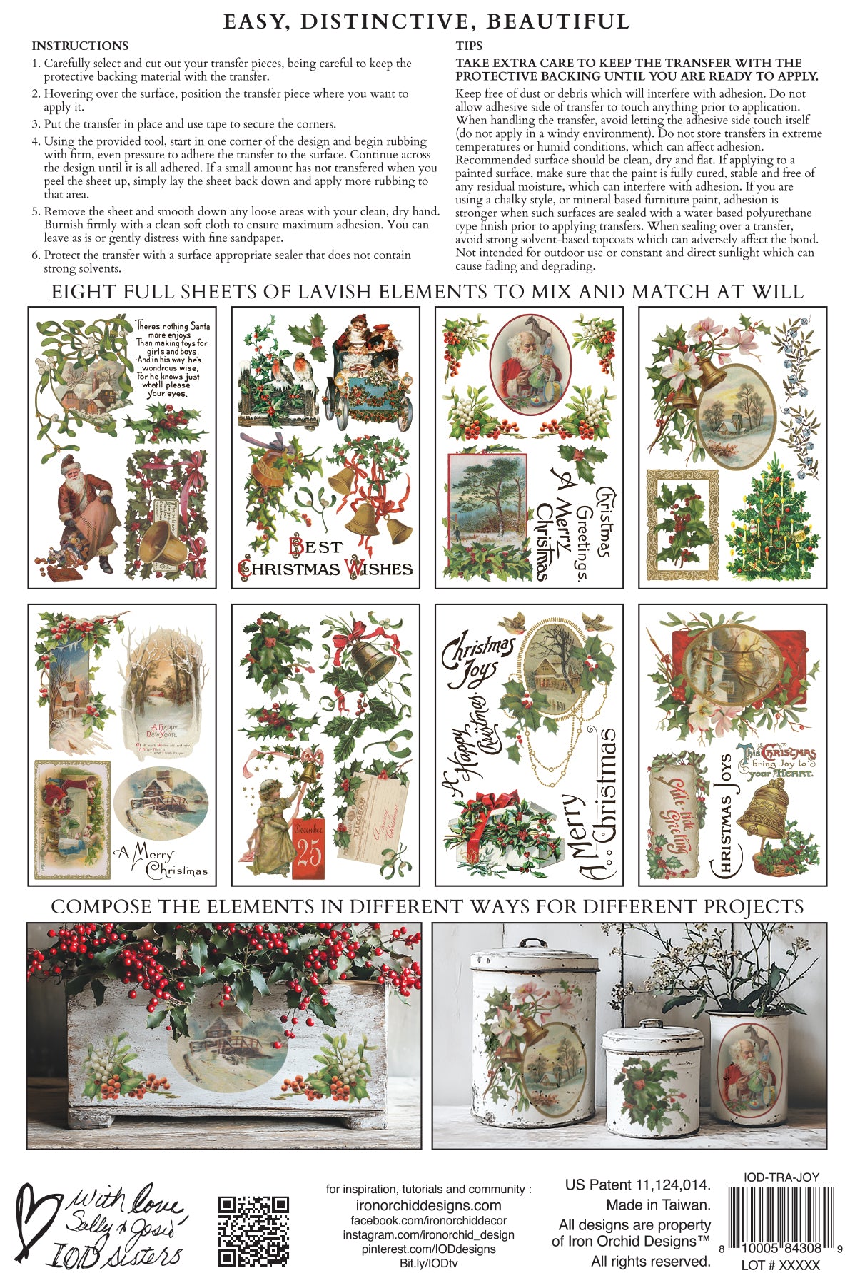 Christmas Joy 2025 Holiday Collection Transfer set