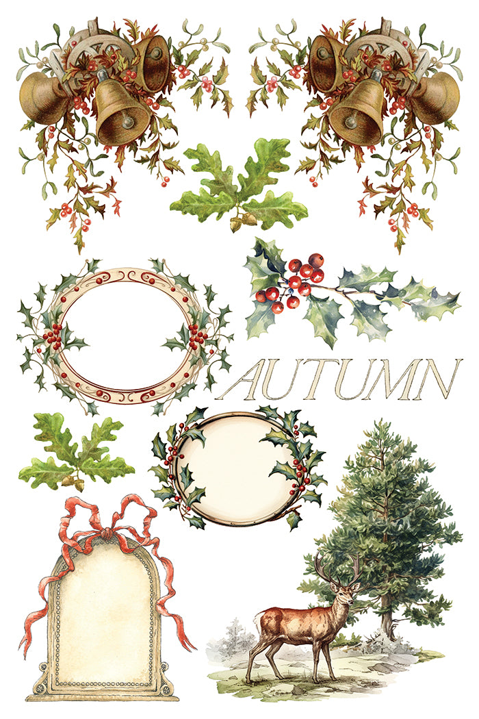 Santa's Hollow 2025 Holiday Collection Transfer set