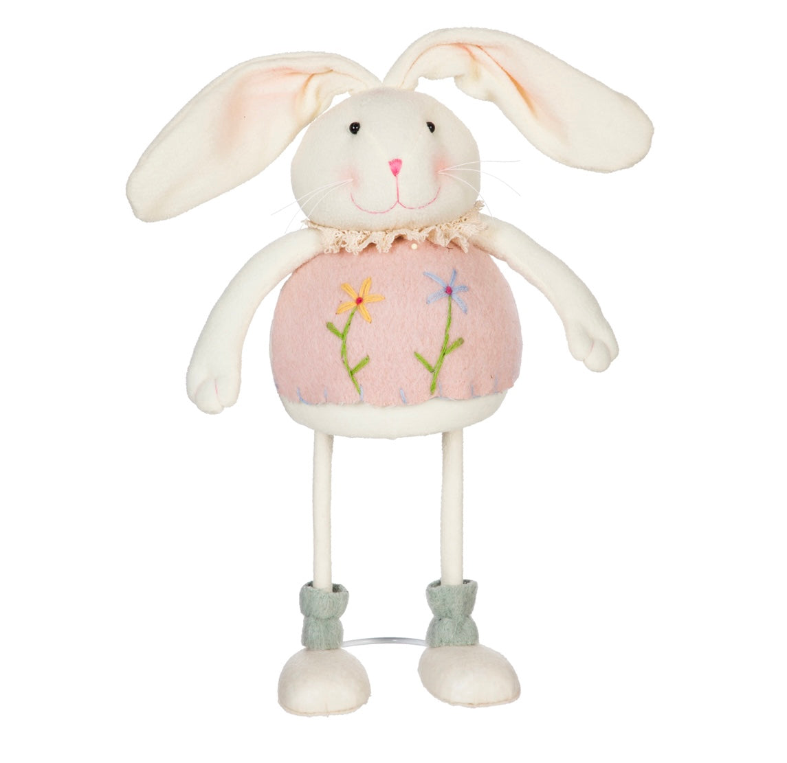 Fabric Standing Bunny Girl and Boy