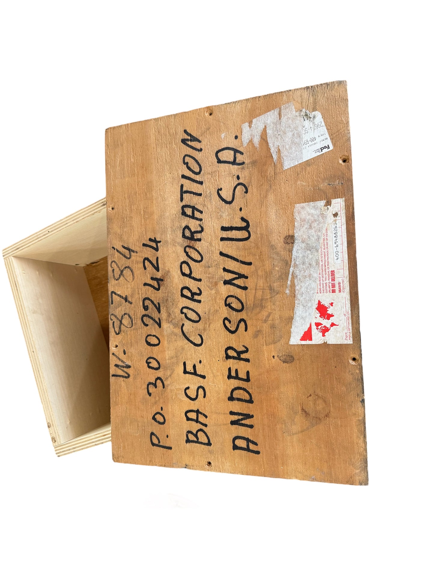 Unfinished Wooden Crate