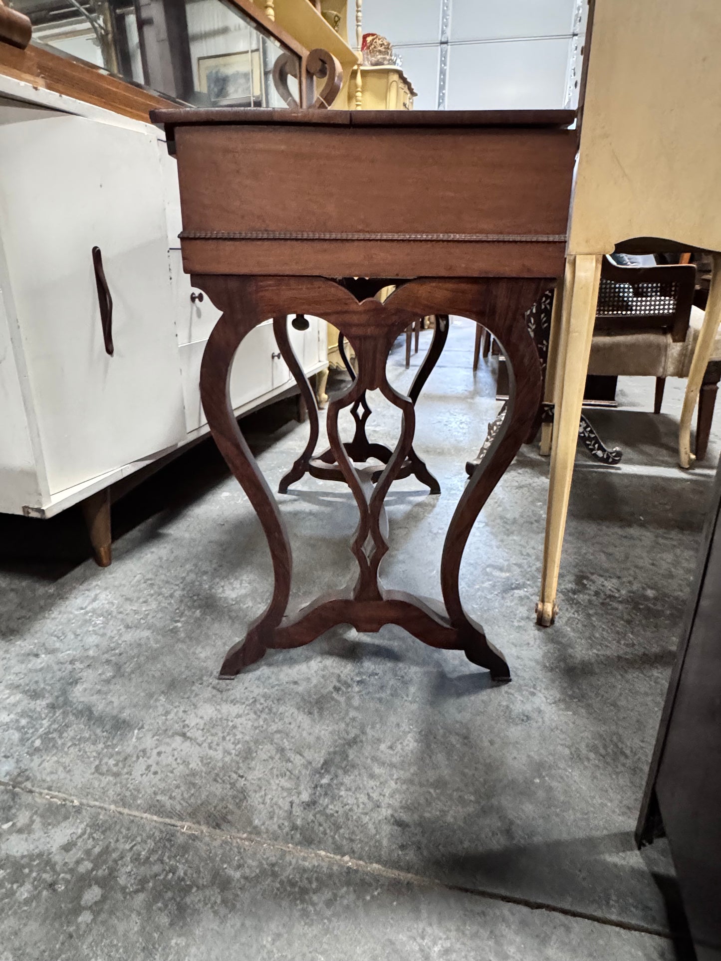 Rosewood Flip Top Writing Desk