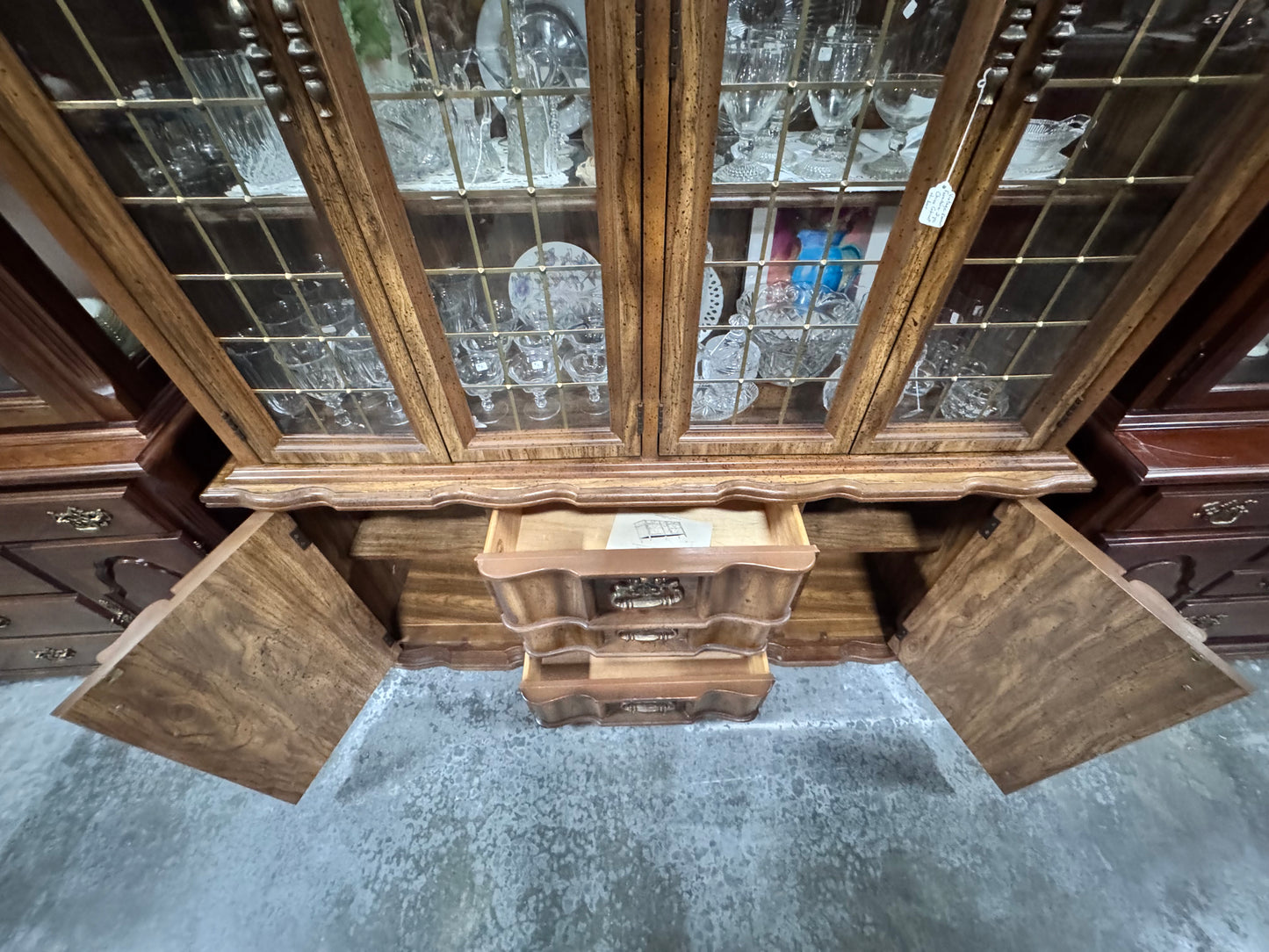 Vintage Basset China Cabinet
