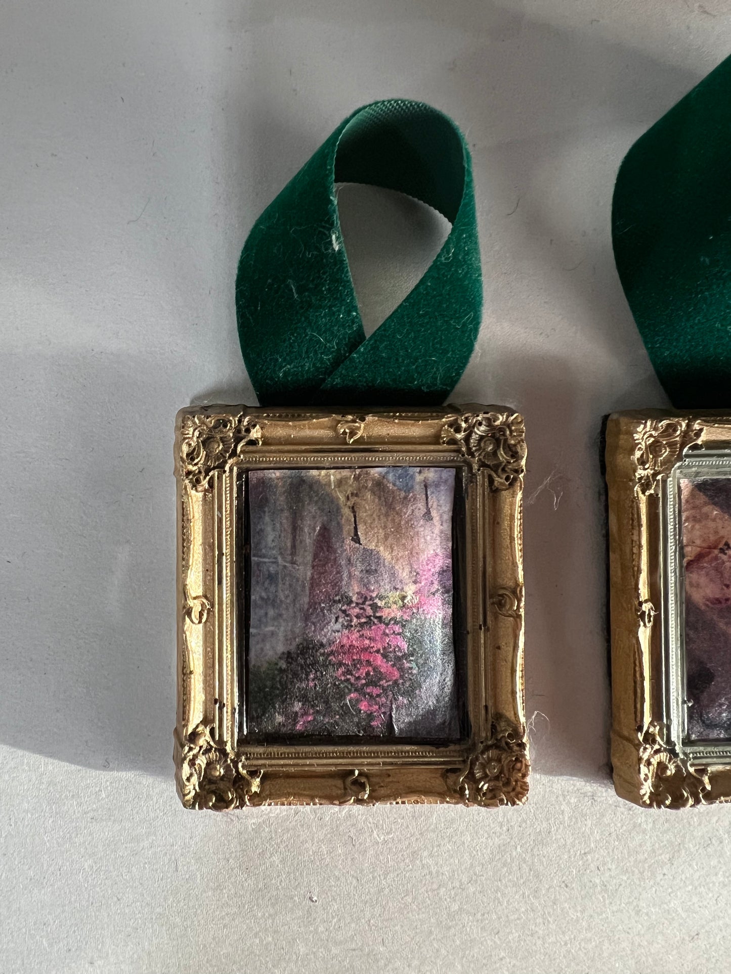 Handcrafted "Beauty and the Beast" inspired Ornaments
