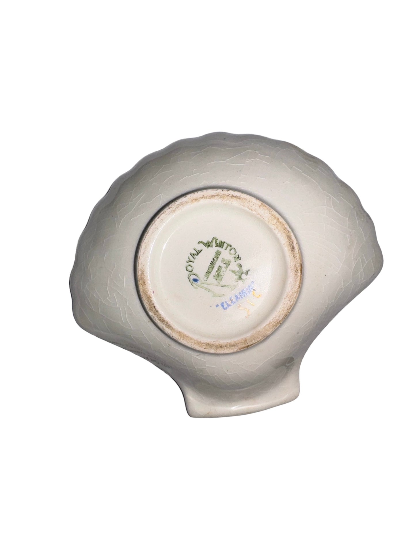 Royal Winton Chintz Shell Shaped Spoon Rest 1945 Eleanor