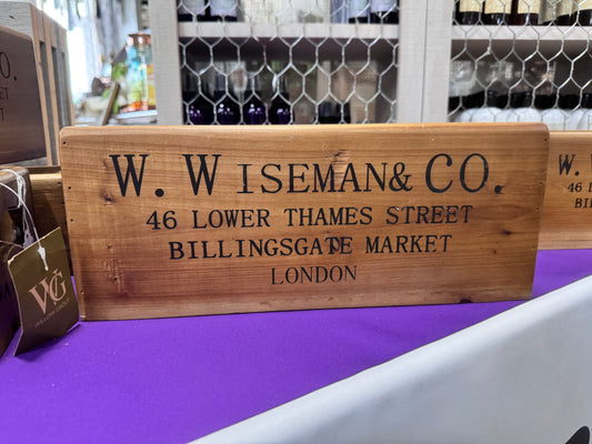 Billingsgate Market Walnut Crates