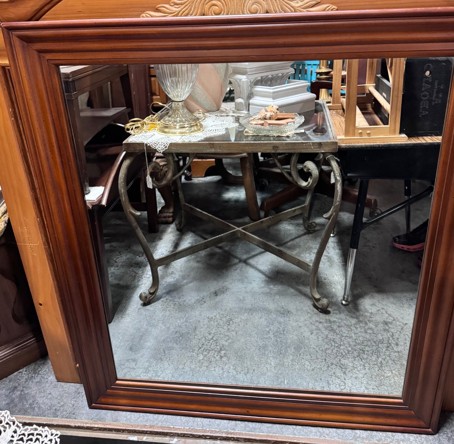 Solid Wood Framed Mirror